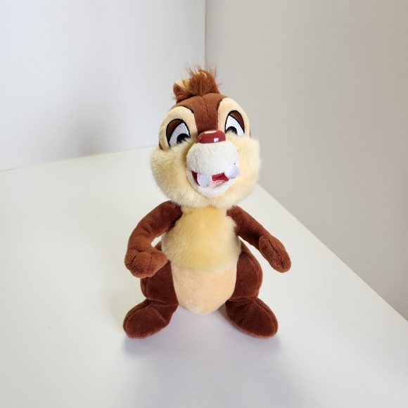 Disney Other - Disney Parks Dale Chipmunk Chip & Dale Plush Stuffed Animal 8" Red Nose WDW